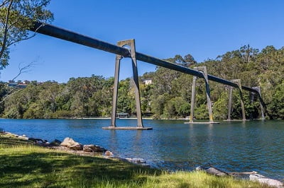 Example of Pipe Bridge - Roseville Pipe Bridge, Sydney