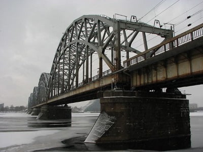 Example of Railway bridge - Riga
