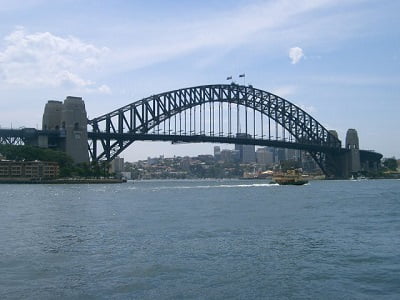 Example of Semi Through Bridge - Harbour Bridge, Sydney