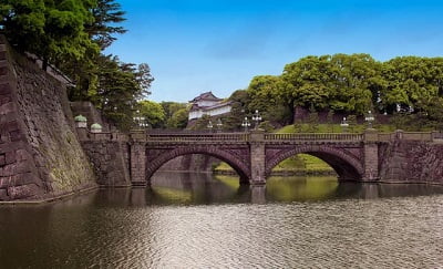 Example of Stone Bridge - Seimon Ishibashi Bridge,Tokyo