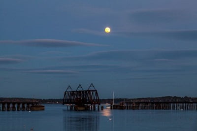 Example of Swing bridge - Grand Trunk Railroad, Maine