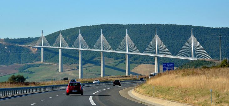 Millau Viaduct, France - Cable stayed bridge